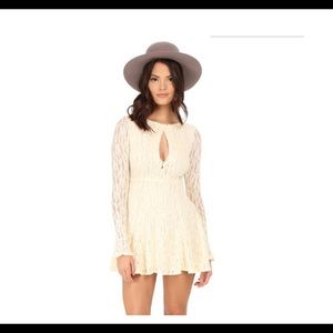 Free People Lace Fit & Flare Teen Witch Dress